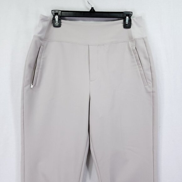 Athleta Trekkie North High Rise Jogger Size 10 Hiking Pants Gray Zip Pockets - Picture 9 of 13